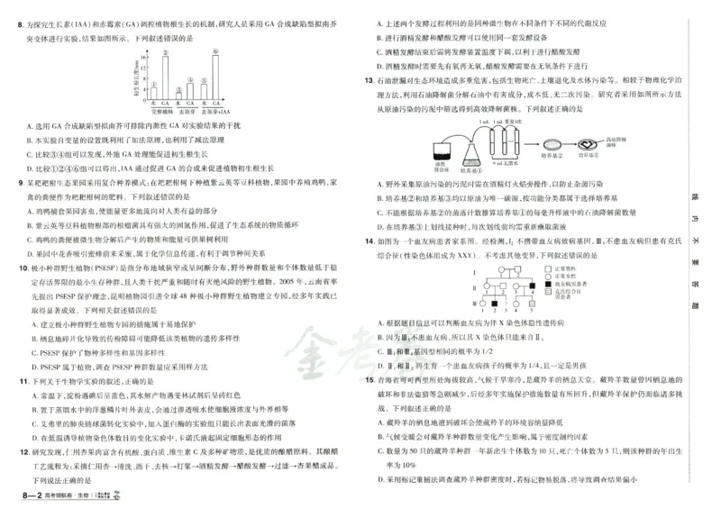2026版金考卷&middot;百校联盟高考领航卷生物（全国单选版）_2026版金考卷&middot;百校联盟高考领航卷（全科）_2026版金考卷&middot;百校联盟高考领航卷生物（单选+不定项）