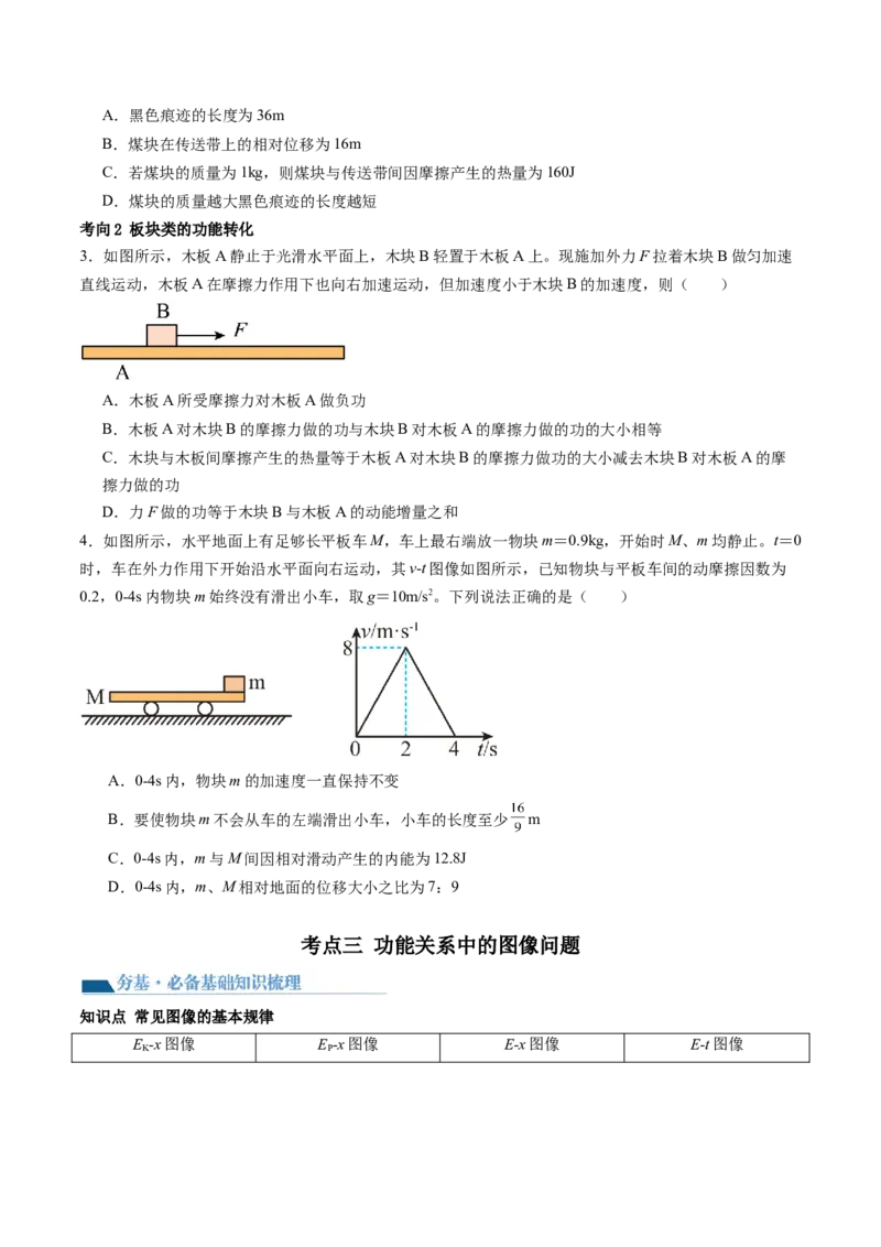 第28讲功能关系能量守恒定律（讲义）（原卷版）_4.2025物理总复习_2024年新高考资料_1.2024一轮复习_2024年高考物理一轮复习讲练测（新教材新高考）