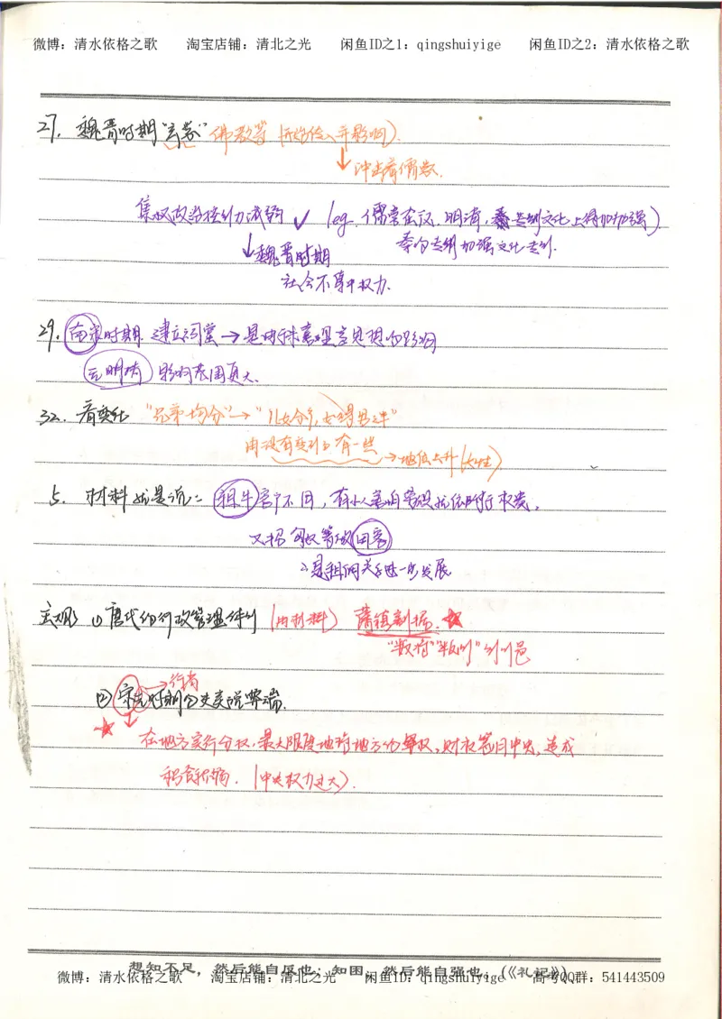 4.衡水中学高考积累与改错_高二历史（第2本）_87页_高中衡水学霸笔记_高中全部赠品_错题集高中九科_历史积累与改错