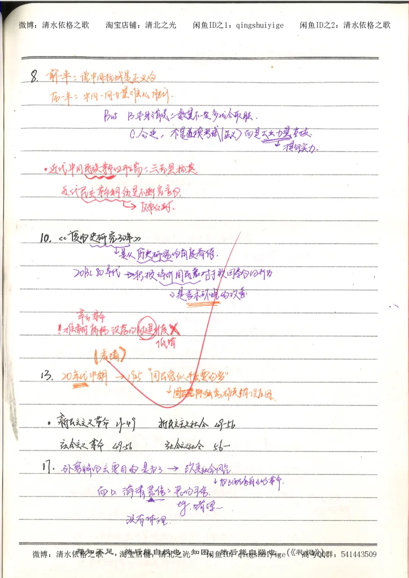 4.衡水中学高考积累与改错_高二历史（第2本）_87页_高中衡水学霸笔记_高中全部赠品_错题集高中九科_历史积累与改错