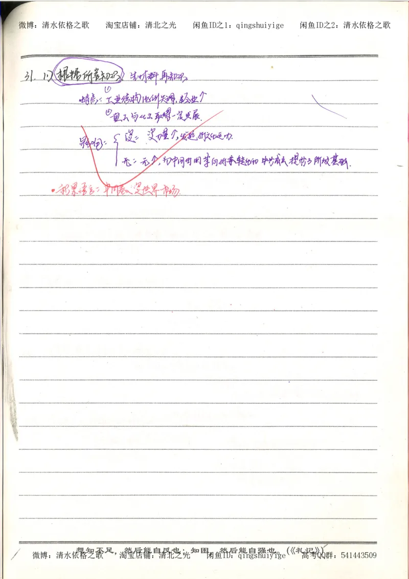 4.衡水中学高考积累与改错_高二历史（第2本）_87页_高中衡水学霸笔记_高中全部赠品_错题集高中九科_历史积累与改错