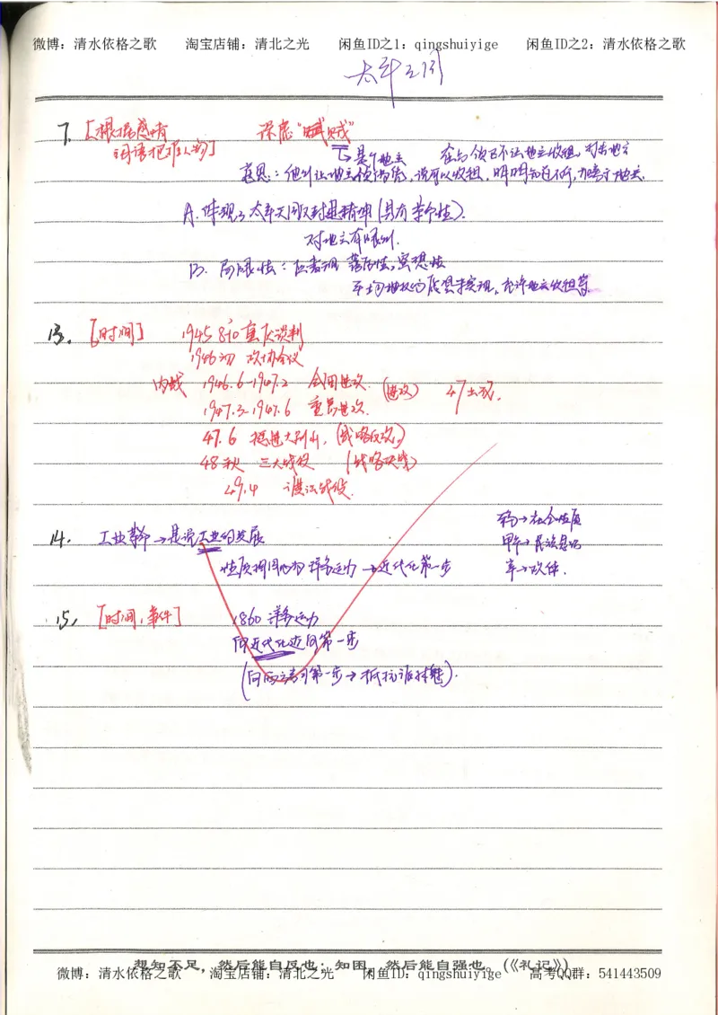 4.衡水中学高考积累与改错_高二历史（第2本）_87页_高中衡水学霸笔记_高中全部赠品_错题集高中九科_历史积累与改错