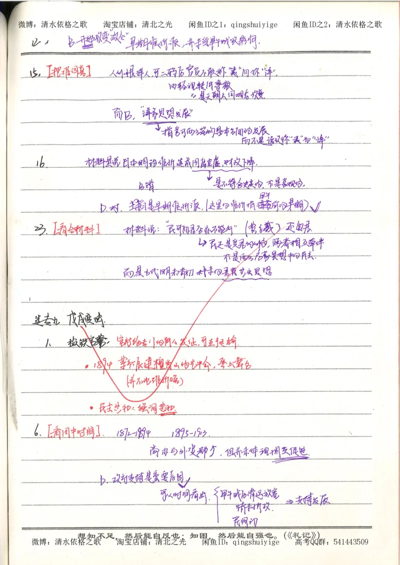 4.衡水中学高考积累与改错_高二历史（第2本）_87页_高中衡水学霸笔记_高中全部赠品_错题集高中九科_历史积累与改错