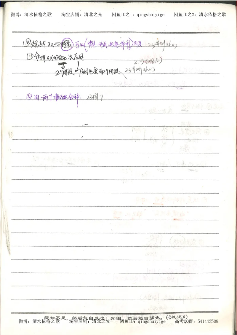 4.衡水中学高考积累与改错_高二历史（第2本）_87页_高中衡水学霸笔记_高中全部赠品_错题集高中九科_历史积累与改错