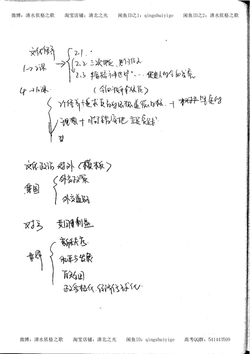 5.衡水中学高考积累与改错_高三政治（第1本）_109页_高中衡水学霸笔记_高中全部赠品_错题集高中九科_政治积累与改错