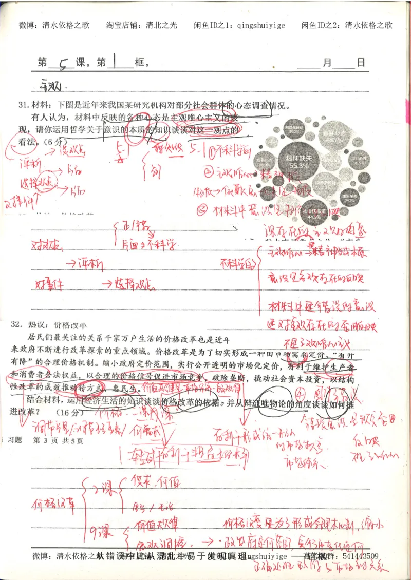 5.衡水中学高考积累与改错_高三政治（第1本）_109页_高中衡水学霸笔记_高中全部赠品_错题集高中九科_政治积累与改错
