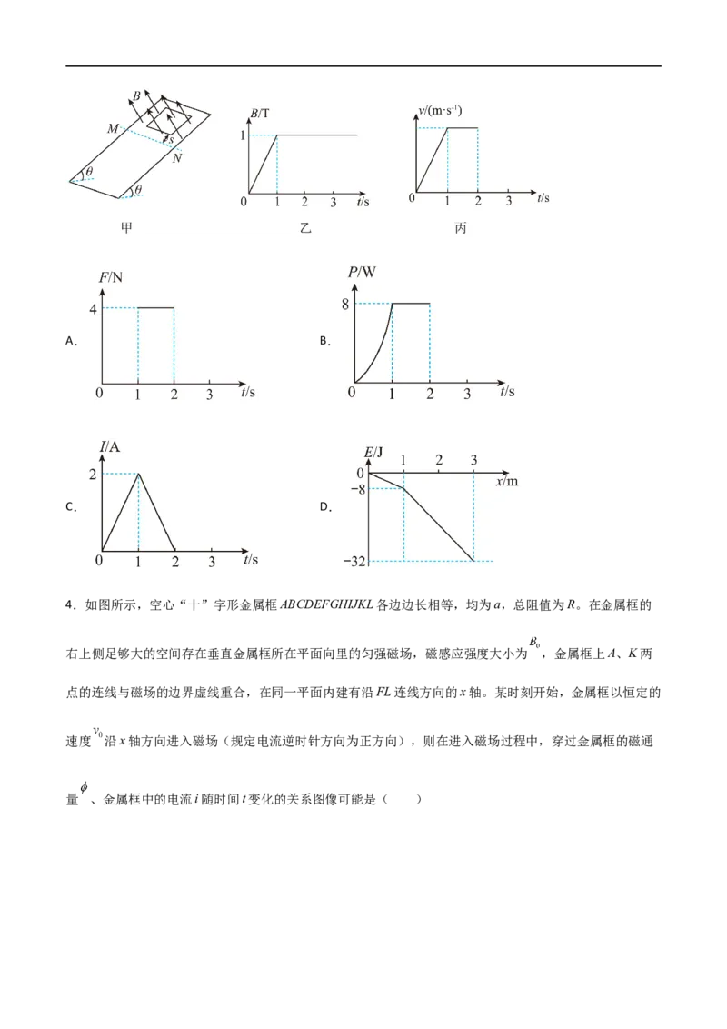 专题63电磁感应中的电路和图像问题（原卷版）_4.2025物理总复习_2023年新高复习资料_一轮复习_2023届高三物理一轮复习多维度导学与分层专练