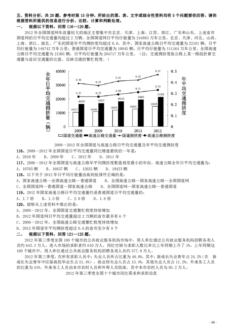 2014年国家公务员考试《行测》真题卷_34省+国考真题_34省考+国考pdf版推荐用这个版本_国考2000-2025真题pdf推荐用这个版本_2000-2025国考行测PDF_行测-真题