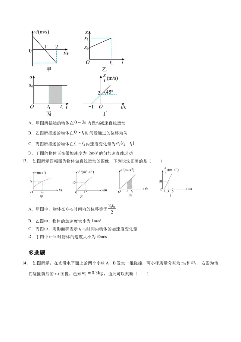 押第3题：直线运动-备战2024年高考物理临考题号押题（（辽宁、黑龙江、吉林专用））（原卷版）_4.2025物理总复习_2024年新高考资料_5.2024三轮冲刺