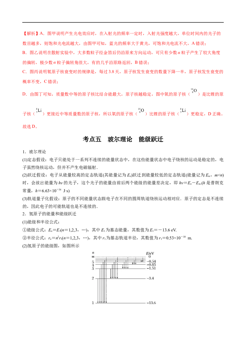专题36原子结构和波粒二象性&mdash;&mdash;全攻略备战2023年高考物理一轮重难点复习（解析版）_4.2025物理总复习_2023年新高复习资料_一轮复习_全攻略备战2023年高考物理一轮重难点复习