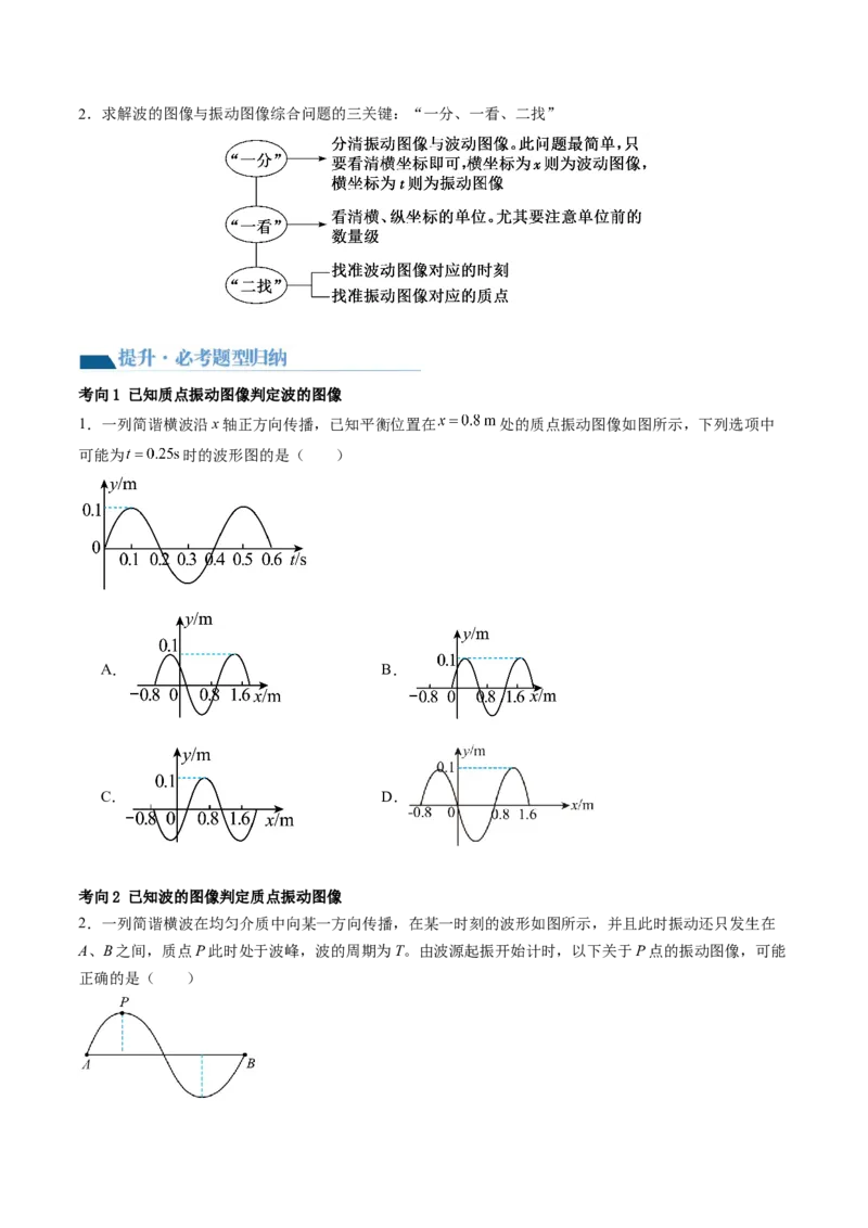 第35讲机械波（讲义）（原卷版）_4.2025物理总复习_2024年新高考资料_1.2024一轮复习_2024年高考物理一轮复习讲练测（新教材新高考）_第35讲机械波（讲义）