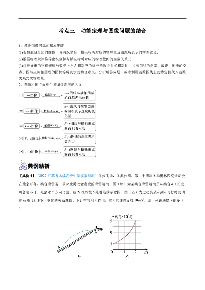 专题13动能动能定理&mdash;&mdash;全攻略备战2023年高考物理一轮重难点复习（解析版）_4.2025物理总复习_2023年新高复习资料_一轮复习_全攻略备战2023年高考物理一轮重难点复习