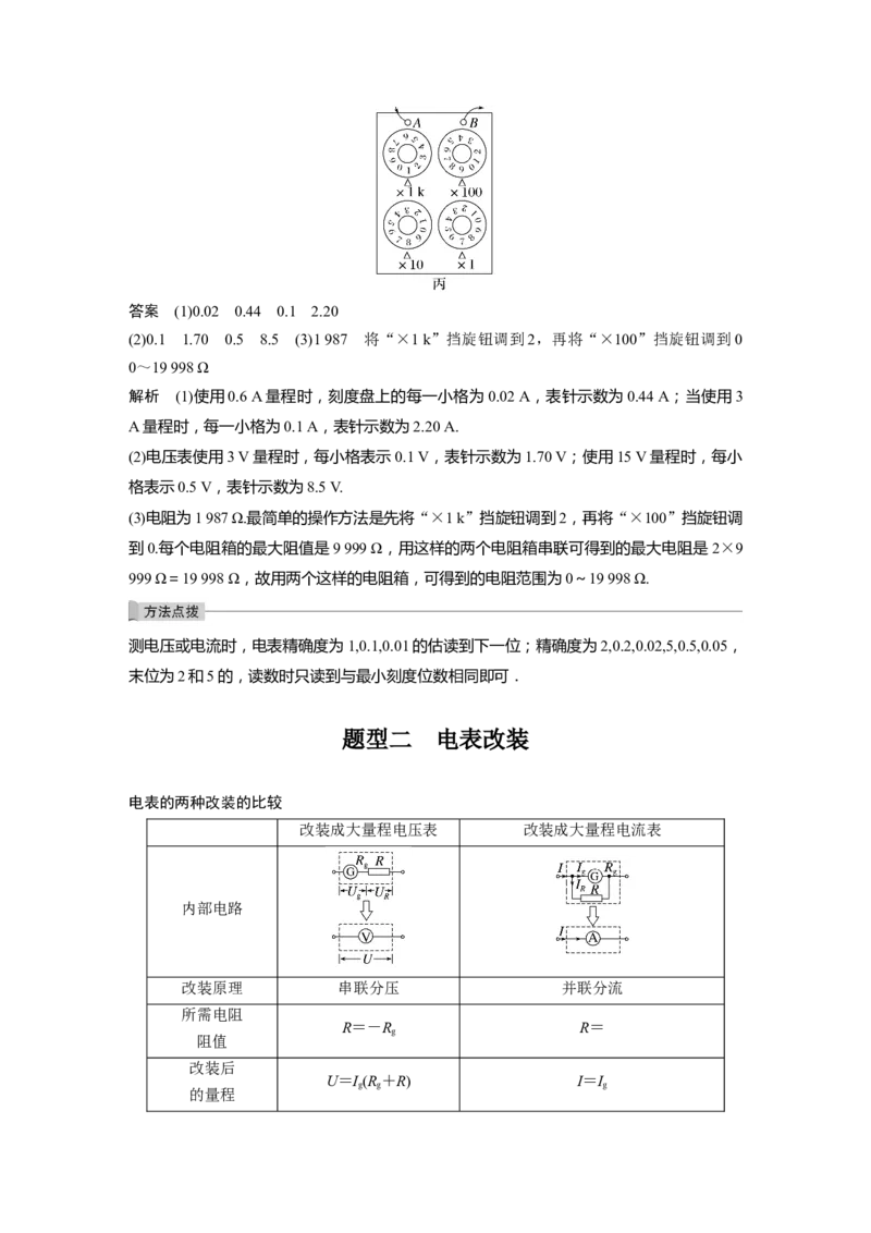 第9章专题强化16　电学实验基础2023年高考物理一轮复习(新高考新教材)_4.2025物理总复习_2023年新高复习资料_一轮复习_2023年新高考大一轮复习讲义
