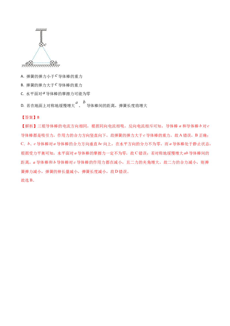 秘籍02弹簧热点问题-备战2023年高考物理抢分秘籍（新高考专用）（解析版）_4.2025物理总复习_2023年新高复习资料_备战2023年高考物理抢分秘籍（新高考专用）