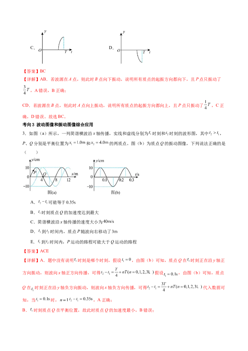 第35讲机械波（讲义）（解析版）_4.2025物理总复习_2024年新高考资料_1.2024一轮复习_2024年高考物理一轮复习讲练测（新教材新高考）_第35讲机械波（讲义）