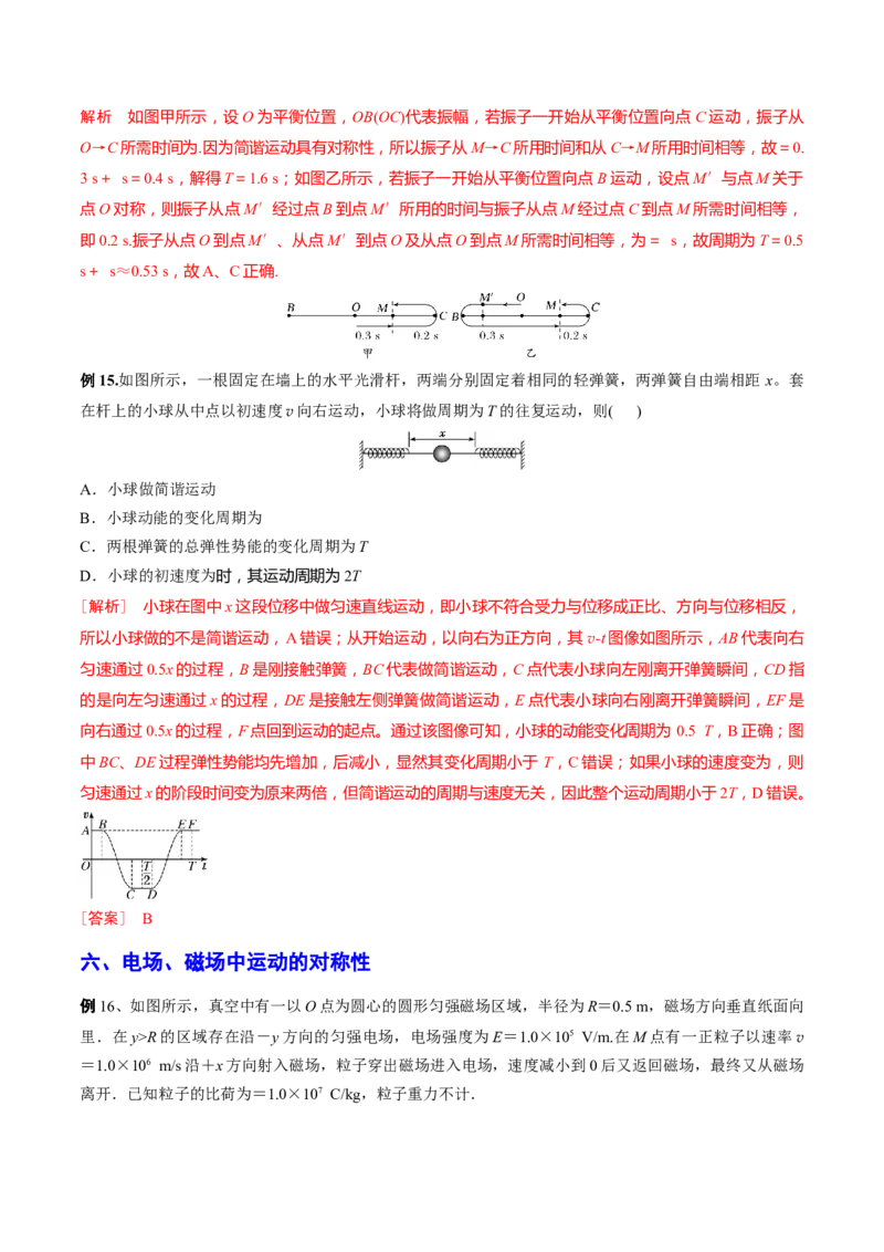 秘籍01等效、对称热点问题-备战2023年高考物理抢分秘籍（新高考专用）（解析版）_4.2025物理总复习_2023年新高复习资料_备战2023年高考物理抢分秘籍（新高考专用）