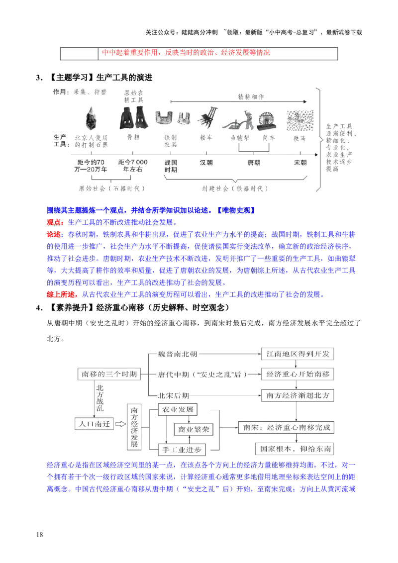 主题04++辽宋夏金元时期+（历史时空+热词背诵+考点梳理+素养导向+命题预测）-2025年中考历史一轮知识点梳理_02中考总复习（2026版更新中）_06-历史-中考总复习_2025年中考复习资料