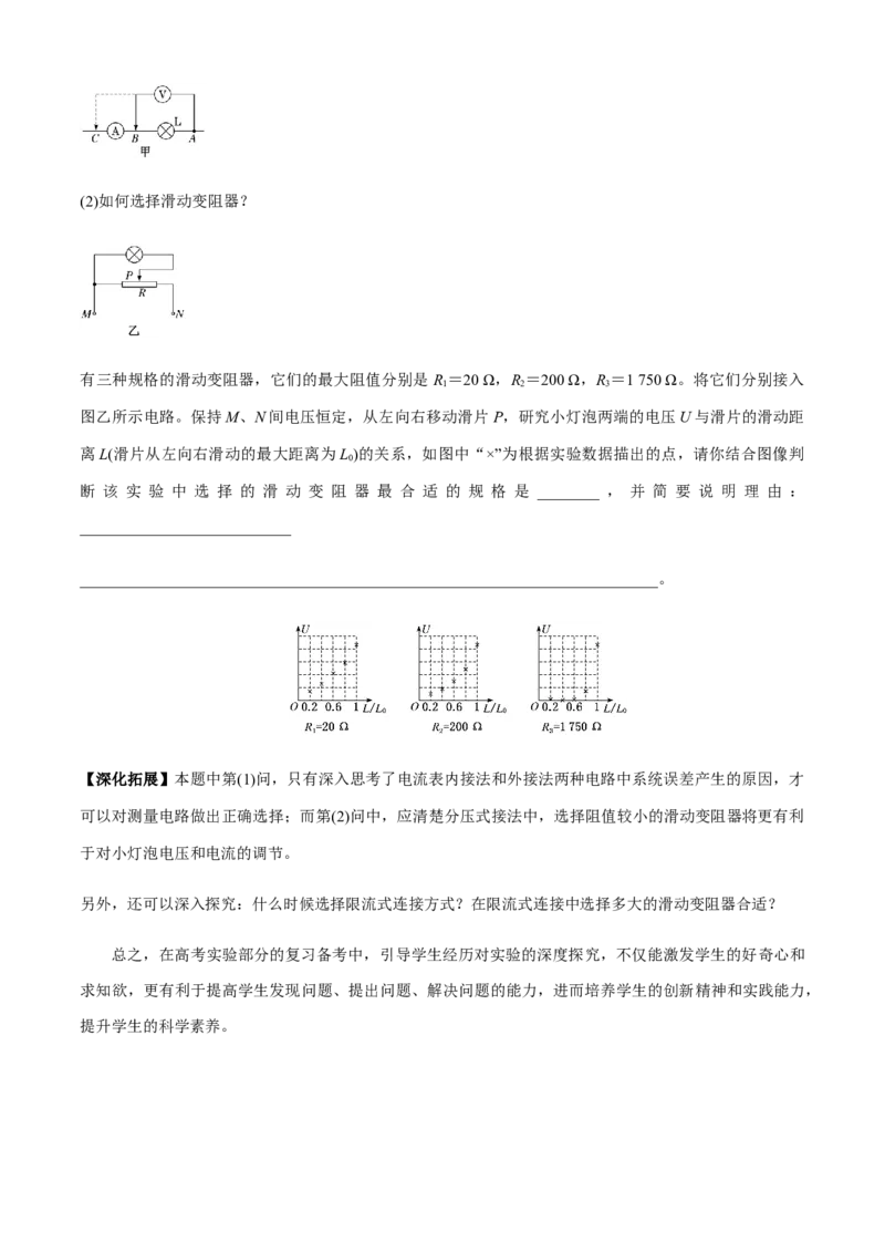 专题6.4应对高考创新实验必备的深度探究能力（原卷版）_4.2025物理总复习_2023年新高复习资料_二轮复习_2023届高考物理二、三轮复习总攻略290387341