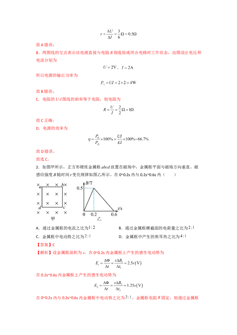 热点10图像法-2023年高考物理热点&middot;重点&middot;难点专练（全国通用）（解析版）_4.2025物理总复习_赠品通用版（老高考）复习资料_专项复习