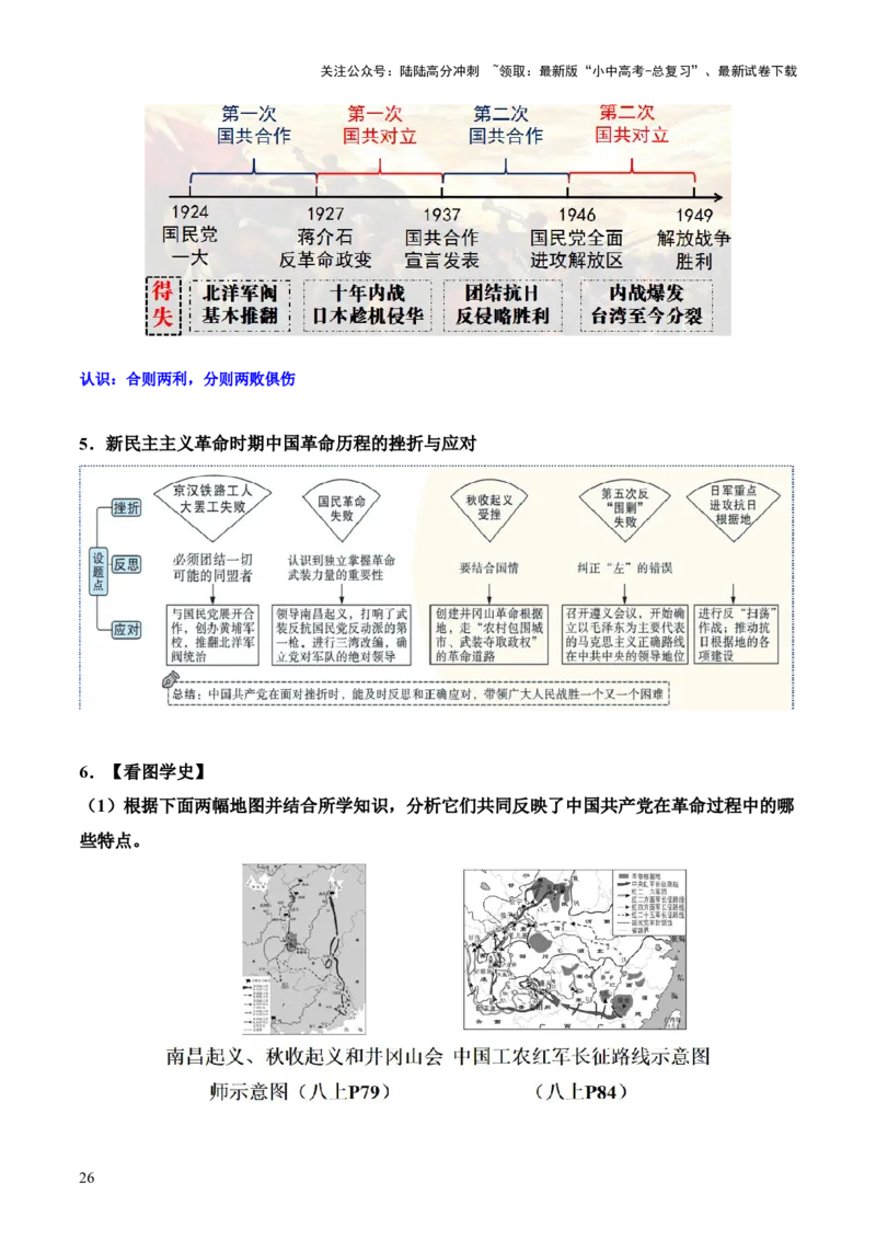 主题08+新民主主义革命时期+（历史时空+热词背诵+考点梳理+素养导向+命题预测）-2025年中考历史一轮知识点梳理_02中考总复习（2026版更新中）_06-历史-中考总复习_2025年中考复习资料
