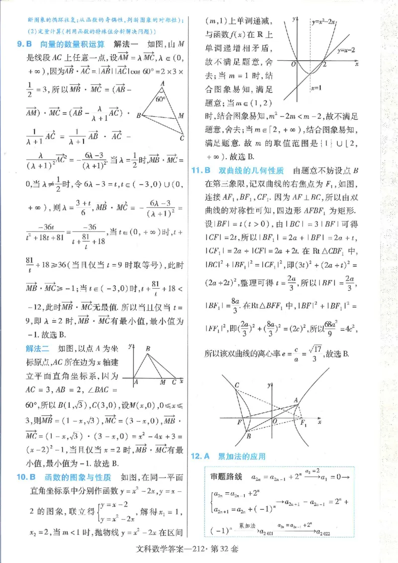 2023文科金考卷45套文科答案_2.2025数学总复习_数学高考模拟题_2023年模拟题_老高考_文科数学全国甲卷2023金考卷