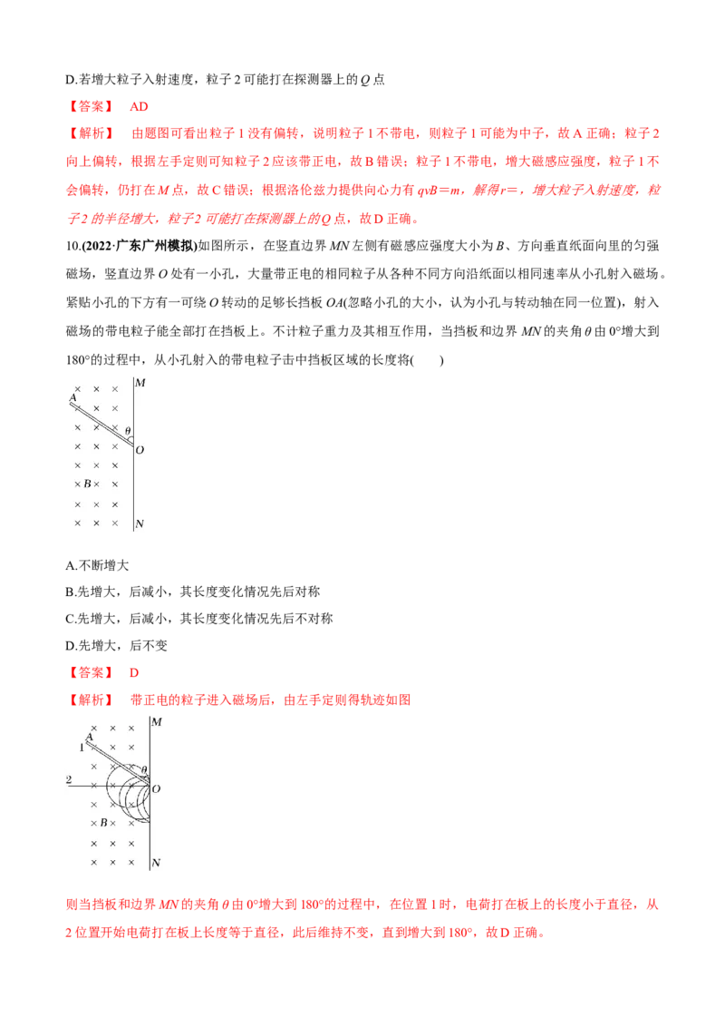 专题2.7恒磁场（解析版）_4.2025物理总复习_2023年新高复习资料_二轮复习_2023届高考物理二、三轮复习总攻略290387341_专题2.7恒磁场-2023届高考物理二、三轮复习总攻略