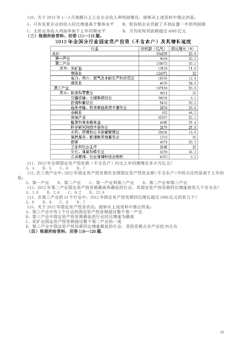 2014年河南省公务员考试《行测》真题_34省+国考真题_此文件夹为word版,不推荐使用_此word版为,不推荐使用_此word版为,不推荐使用_河南公务员考试真题word版