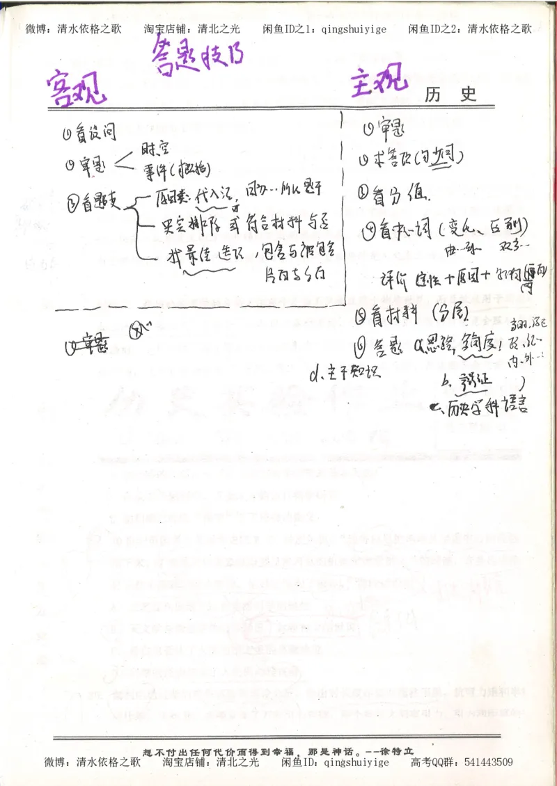 5.衡水中学高考积累与改错_高三历史（第1本）_248页_高中衡水学霸笔记_高中全部赠品_错题集高中九科_历史积累与改错