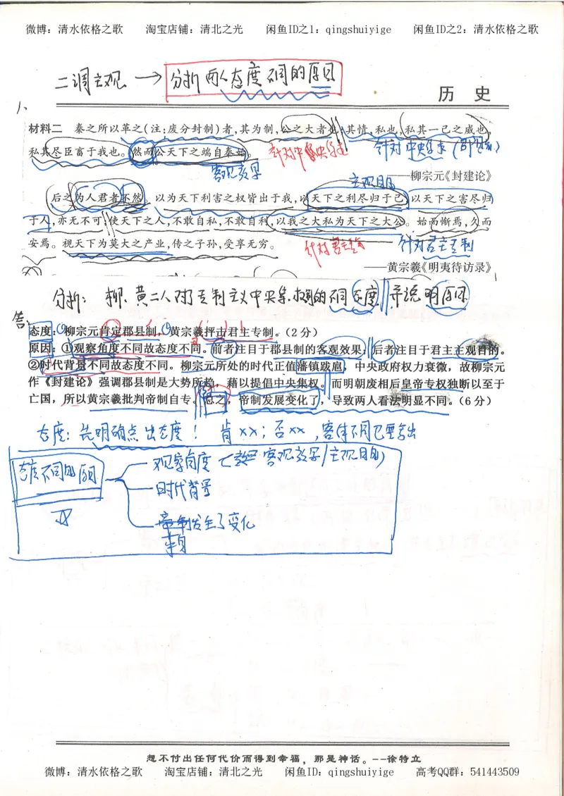 5.衡水中学高考积累与改错_高三历史（第1本）_248页_高中衡水学霸笔记_高中全部赠品_错题集高中九科_历史积累与改错