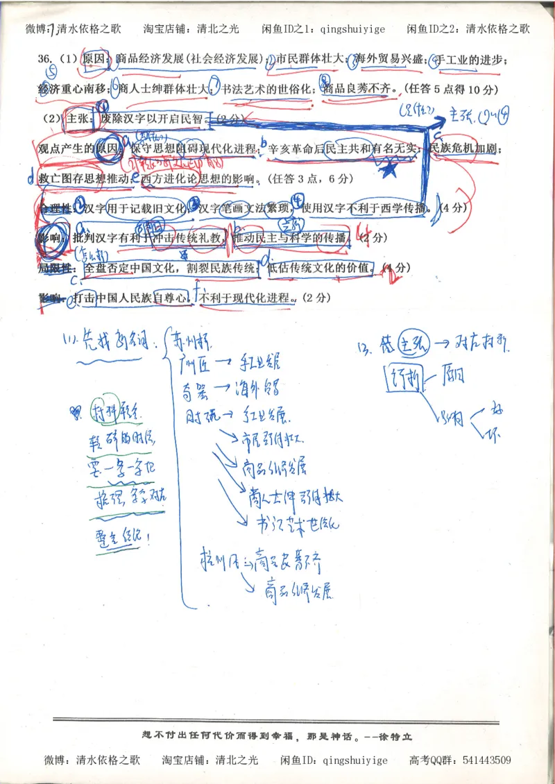 5.衡水中学高考积累与改错_高三历史（第1本）_248页_高中衡水学霸笔记_高中全部赠品_错题集高中九科_历史积累与改错