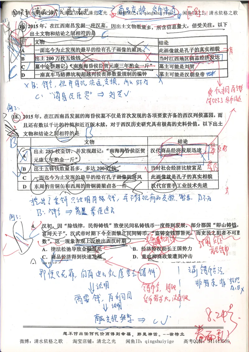 5.衡水中学高考积累与改错_高三历史（第1本）_248页_高中衡水学霸笔记_高中全部赠品_错题集高中九科_历史积累与改错
