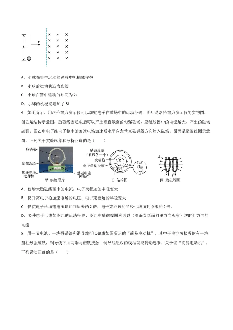 第37讲洛伦兹力带电粒子在磁场中的运动-2024届高中物理一轮复习提升素养导学案（全国通用）原卷版_4.2025物理总复习_2024年新高考资料_1.2024一轮复习