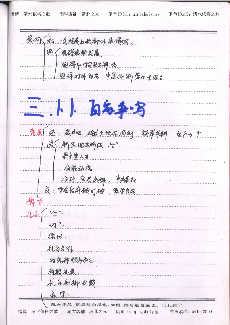 1.衡水中学高考积累与改错_高一历史（第1本）_143页_高中衡水学霸笔记_高中全部赠品_错题集高中九科_历史积累与改错