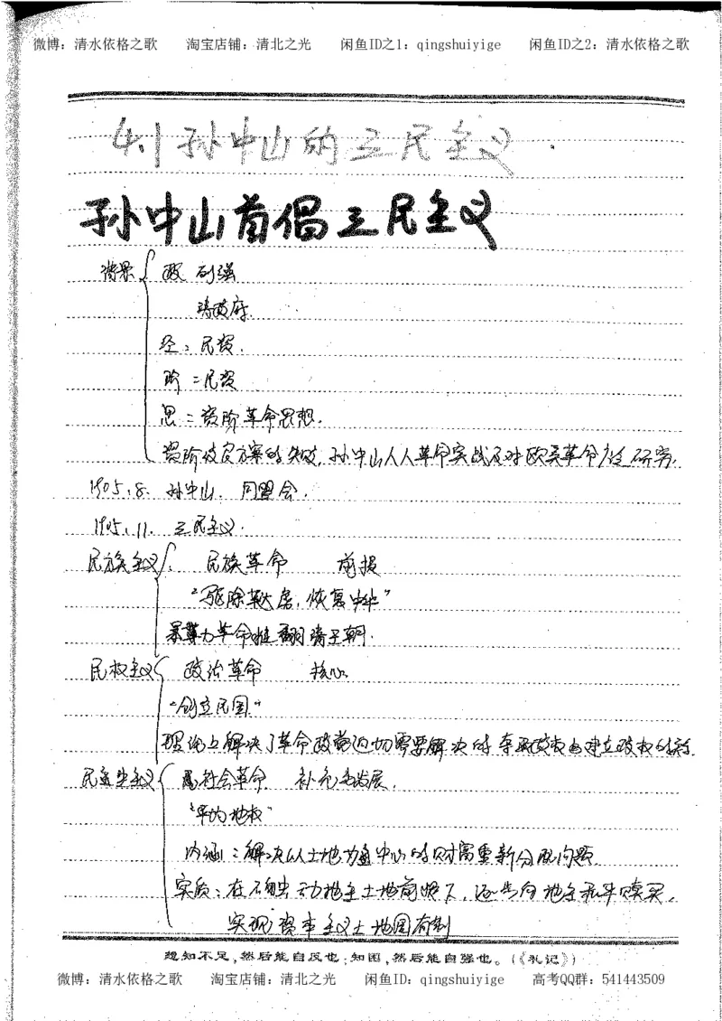 1.衡水中学高考积累与改错_高一历史（第1本）_143页_高中衡水学霸笔记_高中全部赠品_错题集高中九科_历史积累与改错
