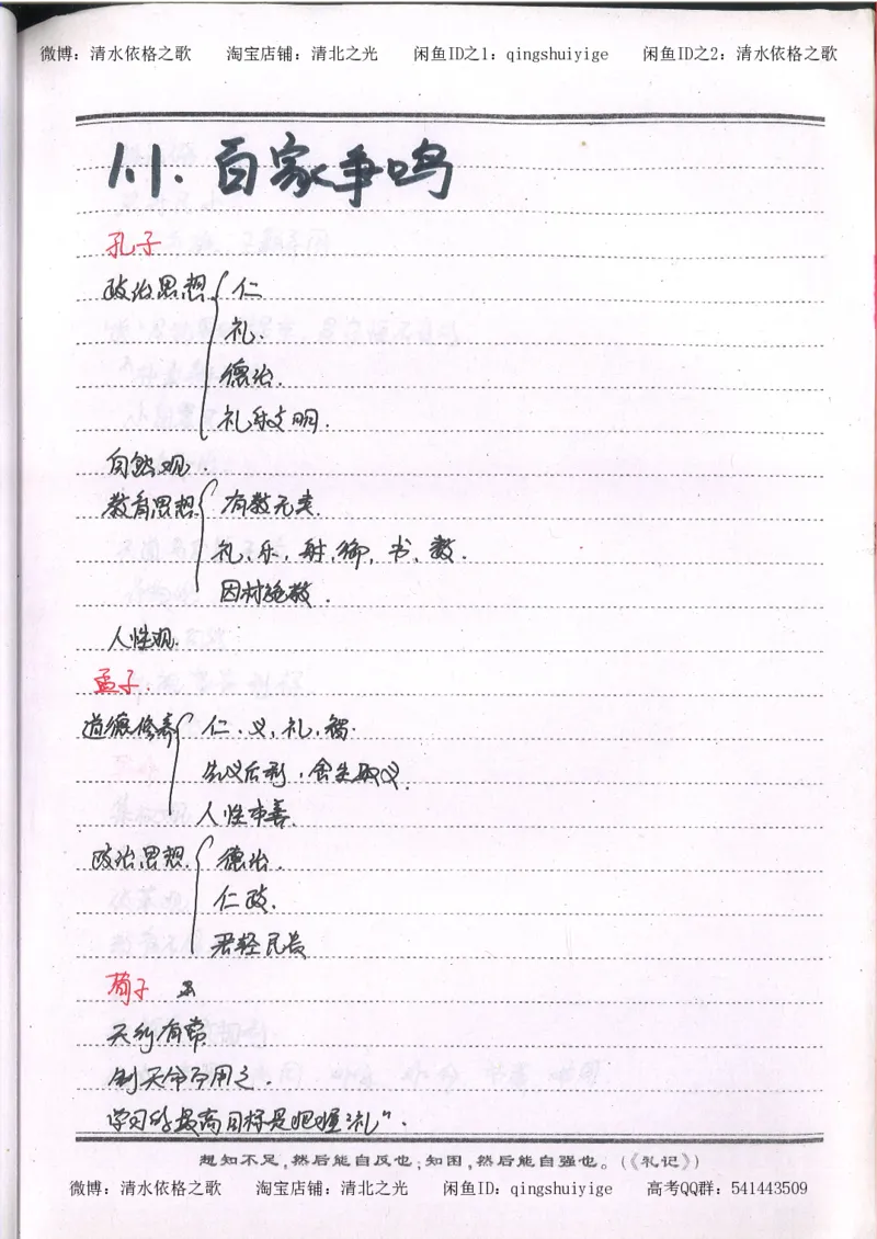 1.衡水中学高考积累与改错_高一历史（第1本）_143页_高中衡水学霸笔记_高中全部赠品_错题集高中九科_历史积累与改错