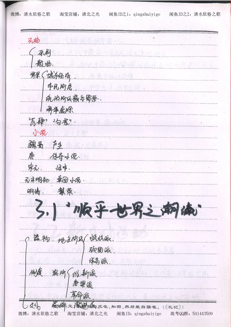 1.衡水中学高考积累与改错_高一历史（第1本）_143页_高中衡水学霸笔记_高中全部赠品_错题集高中九科_历史积累与改错