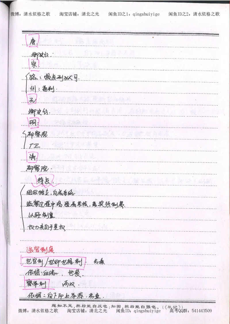 1.衡水中学高考积累与改错_高一历史（第1本）_143页_高中衡水学霸笔记_高中全部赠品_错题集高中九科_历史积累与改错