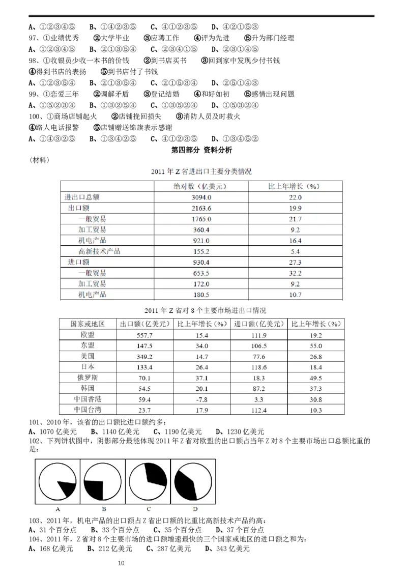 2013年0316浙江公务员考试《行测》真题（B卷）_34省+国考真题_此文件夹为word版,不推荐使用_此word版为,不推荐使用_此word版为,不推荐使用_题目