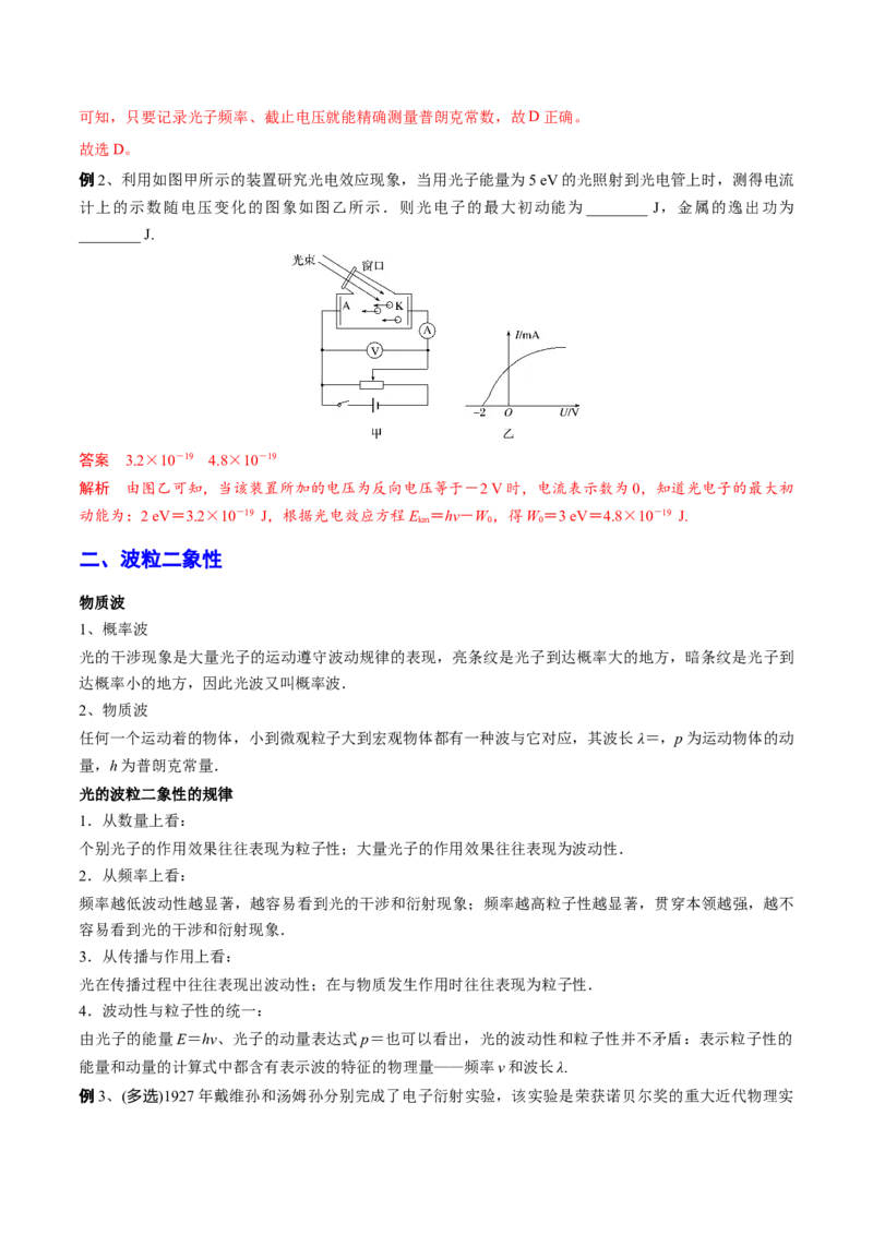 秘籍20近代物理中的热点问题-备战2023年高考物理抢分秘籍（新高考专用）（原卷版）_4.2025物理总复习_2023年新高复习资料_备战2023年高考物理抢分秘籍（新高考专用）