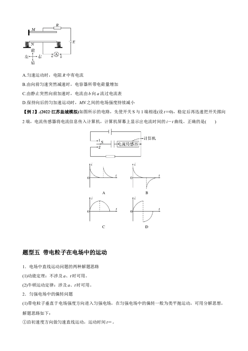 专题2.6静电场（原卷版）_4.2025物理总复习_2023年新高复习资料_二轮复习_2023届高考物理二、三轮复习总攻略290387341_专题2.6静电场-2023届高考物理二、三轮复习总攻略