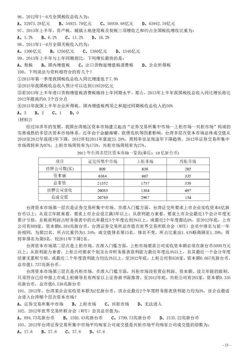 2015年425公务员联考《行测》真题（安徽卷）_34省+国考真题_34省考+国考pdf版推荐用这个版本_34省行测+申论真题pdf推荐用这个版本_安徽公务员考试真题pdf版_题目