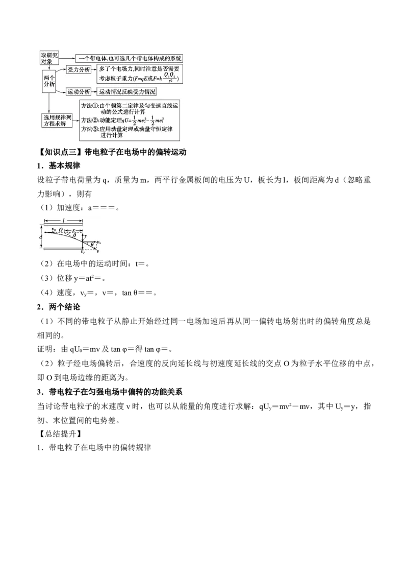 专题7.3　电容器　带电粒子在电场中的运动讲&mdash;&mdash;2023年高考物理一轮复习讲练测（新教材新高考通用）（解析版）_4.2025物理总复习_2023年新高复习资料_一轮复习