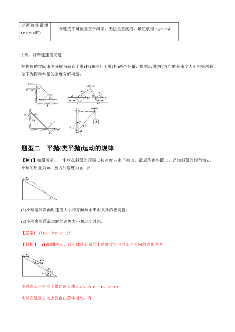 专题2.3力与曲线运动（解析版）_4.2025物理总复习_2023年新高复习资料_二轮复习_2023届高考物理二、三轮复习总攻略290387341_专题2.3力与曲线运动-2023届高考物理二、三轮复习总攻略