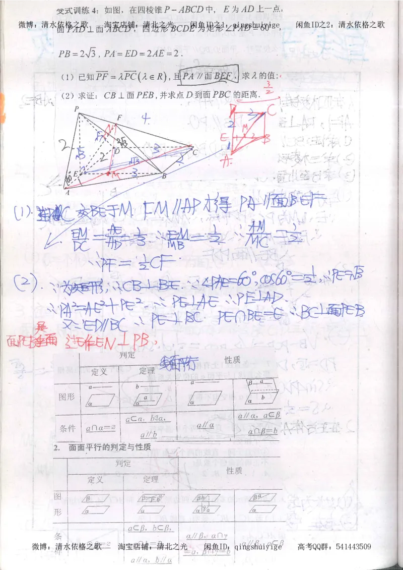 5.衡水中学高考积累与改错_高三数学（第1本）_260页_高中衡水学霸笔记_高中全部赠品_错题集高中九科_数学积累与改错