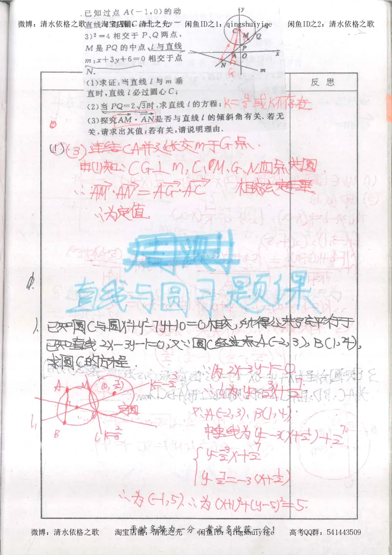 5.衡水中学高考积累与改错_高三数学（第1本）_260页_高中衡水学霸笔记_高中全部赠品_错题集高中九科_数学积累与改错