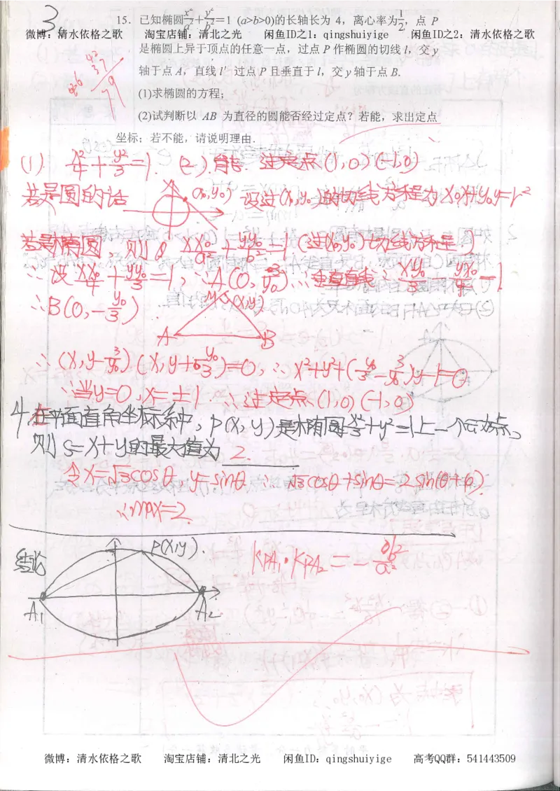 5.衡水中学高考积累与改错_高三数学（第1本）_260页_高中衡水学霸笔记_高中全部赠品_错题集高中九科_数学积累与改错