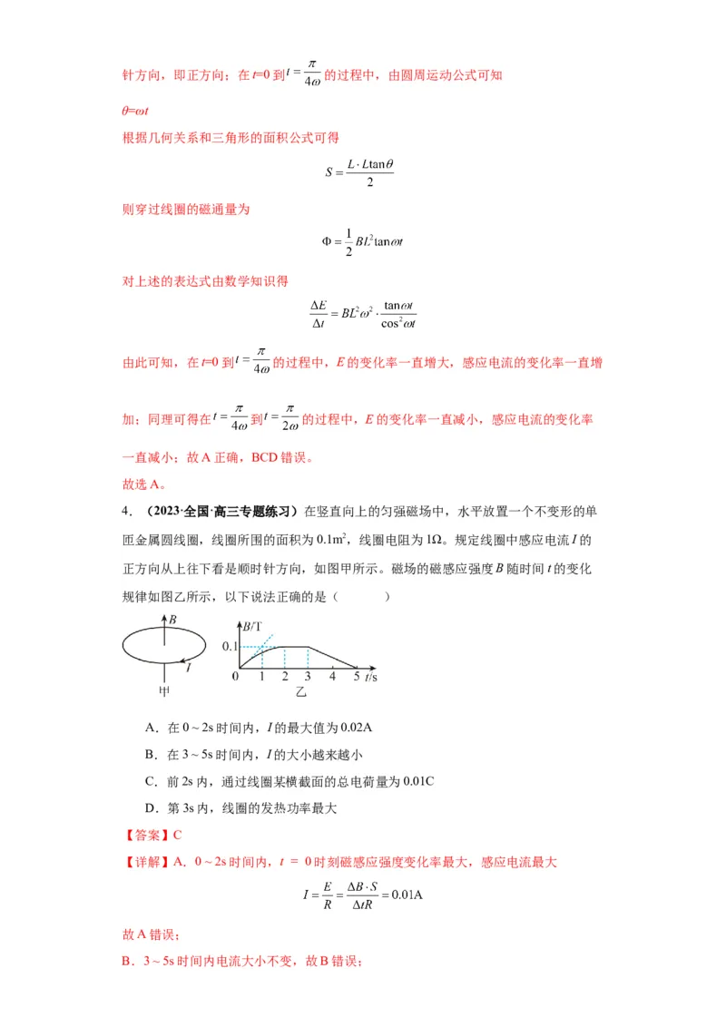 专题15电磁感应定律及其应用（解析版）_4.2025物理总复习_2024年新高考资料_2.2024二轮复习_2024年高考物理二轮热点题型归纳与变式演练（新高考通用）