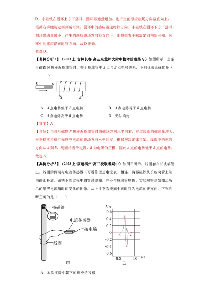 专题15电磁感应定律及其应用（解析版）_4.2025物理总复习_2024年新高考资料_2.2024二轮复习_2024年高考物理二轮热点题型归纳与变式演练（新高考通用）