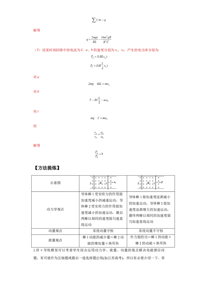 专题15电磁感应定律及其应用（解析版）_4.2025物理总复习_2024年新高考资料_2.2024二轮复习_2024年高考物理二轮热点题型归纳与变式演练（新高考通用）