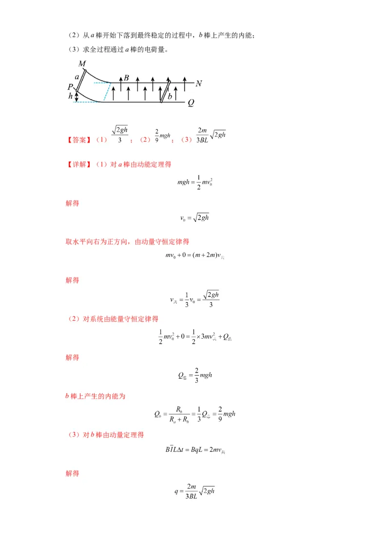 专题15电磁感应定律及其应用（解析版）_4.2025物理总复习_2024年新高考资料_2.2024二轮复习_2024年高考物理二轮热点题型归纳与变式演练（新高考通用）
